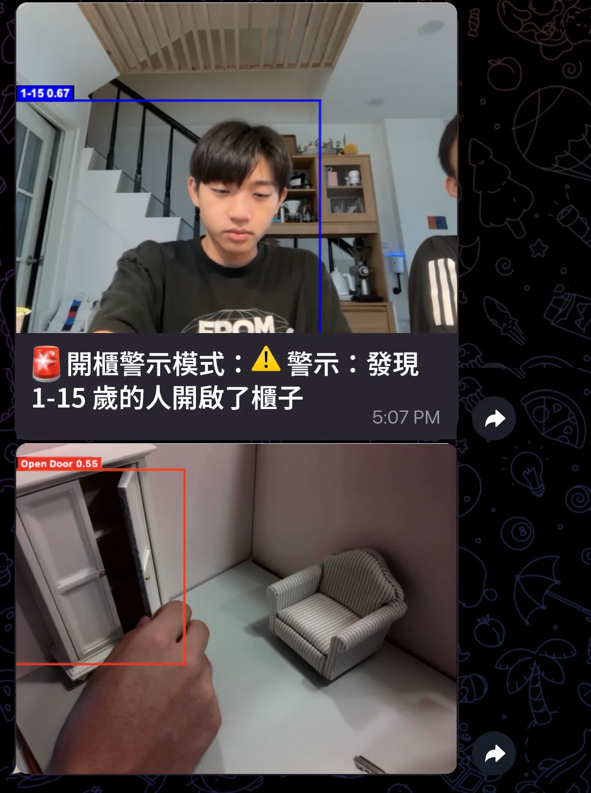 telegram cabinet alert